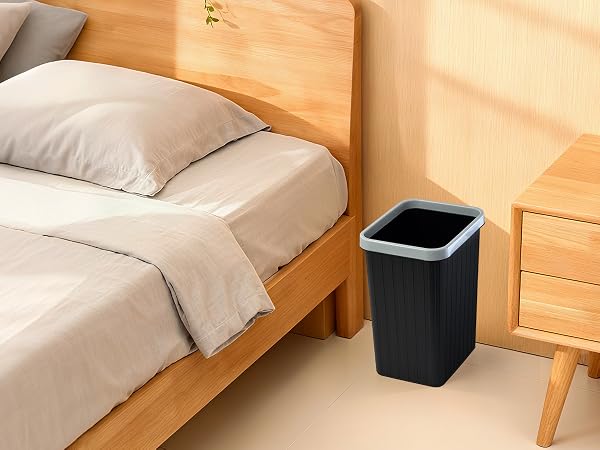 compact square trash can