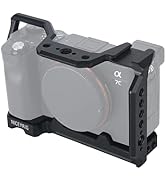 NICEYRIG Cage for Sony A7CII / A7C / A7CR Mirrorless Camera, with 1/4 3/8 Thread NATO Rail Cold S...