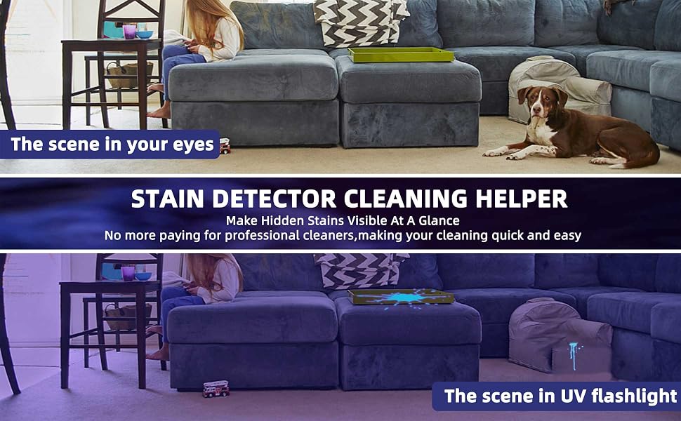 STAIN DETECTOR CLEANING HELPER