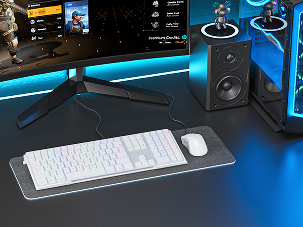 Acrylic Tilted Computer Keyboard Holder