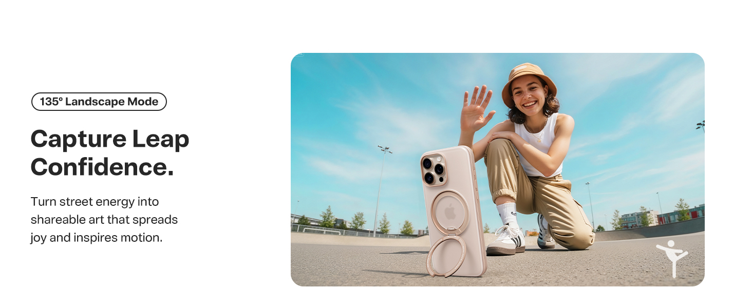 TORRAS 360 Magnetic Stand for iPhone 16 Pro Max Case, 6.9''