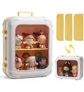 Find Scrapblooms Clear Display Case for Figures, Adjustable Display Stand Toy Box,Dust-Proof Stac...