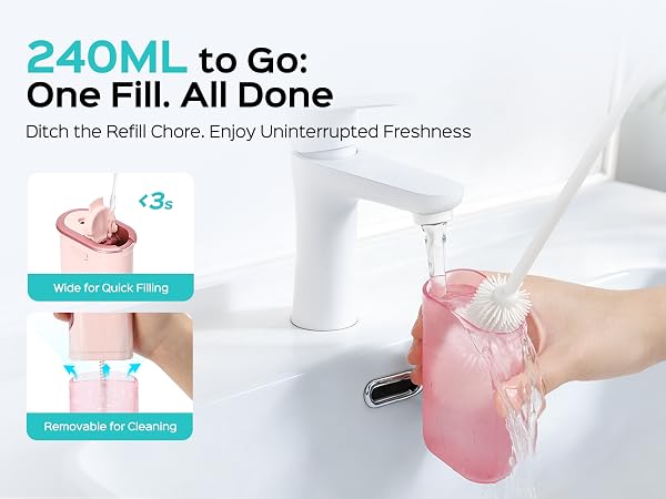 COSLUS T50 Portable Water Flosser for Travel