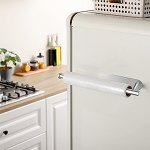 Self adhesive towel paper holder