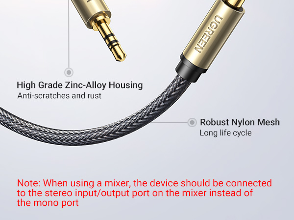 1/4 to 3.5mm Guitar Cable