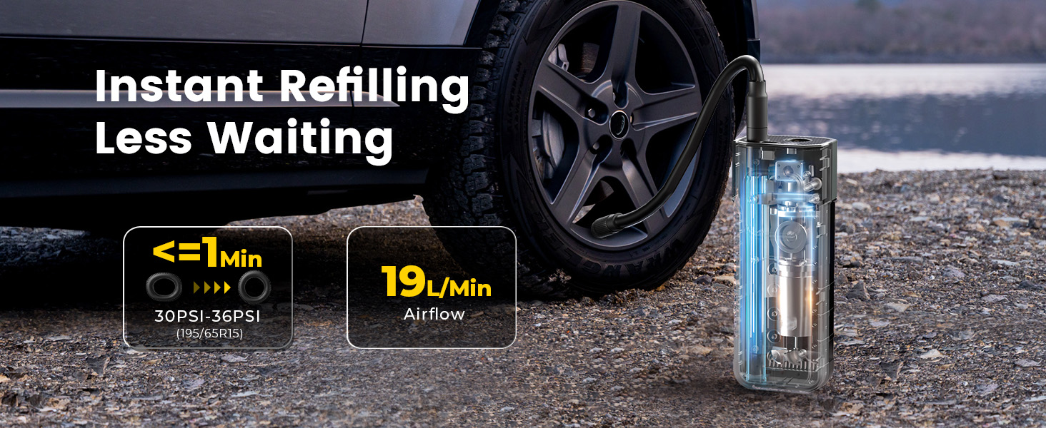 Tire Inflator Portable Air Compressor