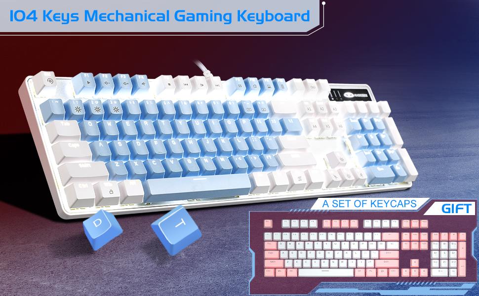 104 Keys Mechanical Gaming Keyboard