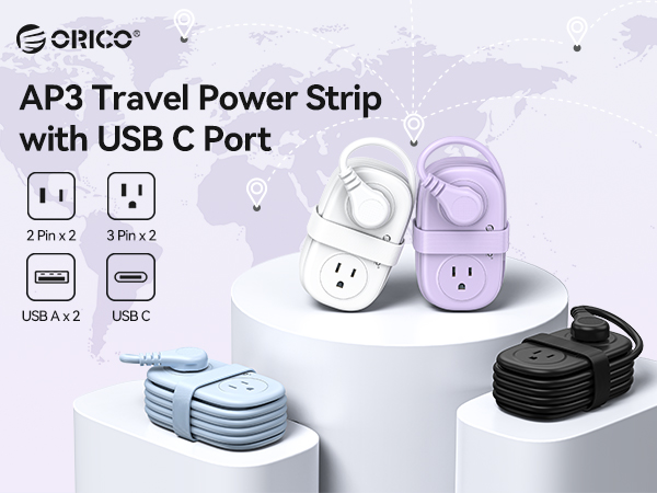 Travel power strip