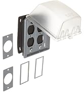 Morris Products 38910 In-Use Weatherproof Cover, 2 Gang