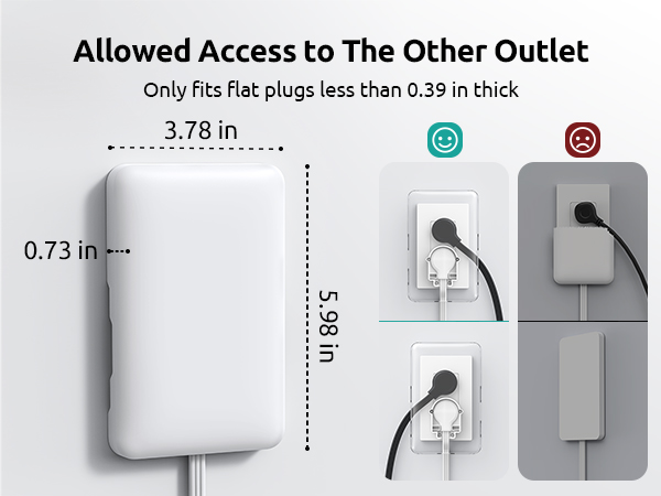 extension cord with outlet cover