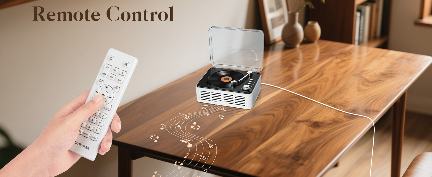 wood cd player
