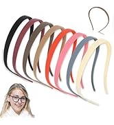 8 Pack No Pressure Headbands for Women Sunglasses Headbands for Women Non Slip with Teeth Plastic...