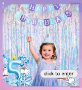 frozen birthday party decorations