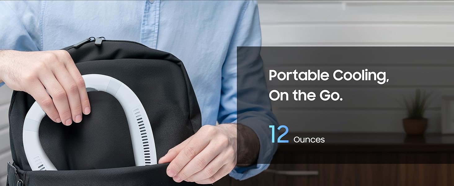 portable neck fan rechargeable