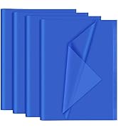 NEBURORA 120 Sheets Blue Tissue Paper 14 x 20 Inches Navy Blue Wrapping Tissue Paper Bulk Blue Wr...