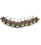TEMO 10 Pack 60 Grit Coarse Flap Wheel High Performance Aluminum Oxide 1 Inch Diameter 1 Inch Hig...