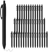 Sooez 40 Pack Bulk Pens Ballpoint, Retractable Black Ink Pens, No Bleed Pen | Medium Point 1.0mm ...