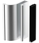 Glass Sliding Shower Door 3" Chrome Pull Handle for 3/16" and 1/4" Thick Swing Glass Shower Doors...