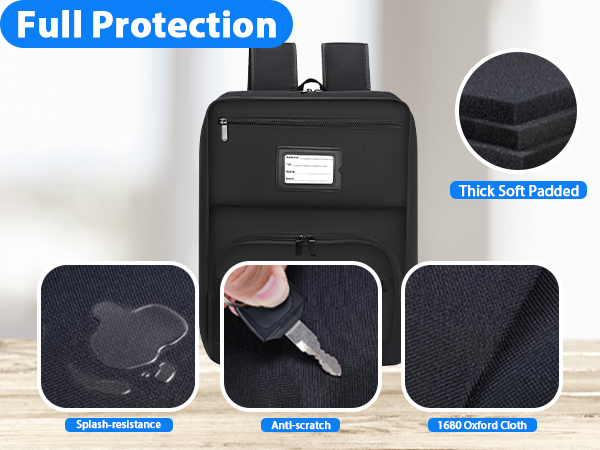 This travel case compatible with Starlink Mini is crafted from thick 600D waterproof Oxford fabric