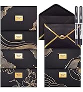 36 Pack Gold Foil Embossed Thank You Cards with Envelopes & Stickers,Thank You Cards Small Busine...