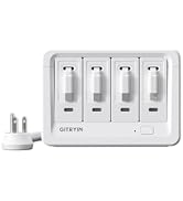 Gitryin 1 Lightning, 3 Type-C Retractable Wall Chargers and 1 Power Strip, 12-in-1 Modular Chargi...