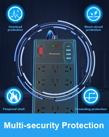 power surge protector usb c power strip power strip with usb c ports