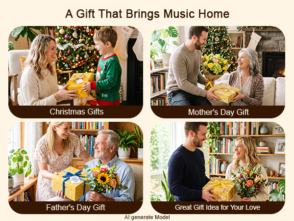 CD player ideal gift for holidays, family and lovers