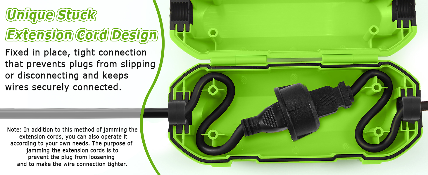 unique stuck extension cord design