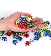 Xingshen-GTG Mini Gift Bow 1” 100pcs Small Star Bow Self Adhersive Present Wrapping Dectoration f...