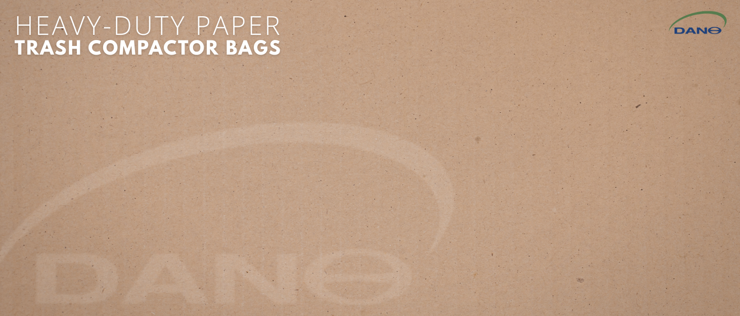 dano kitchen master paper heavy duty trash compactor bags