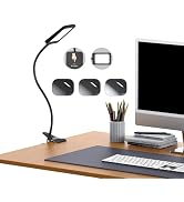 TROND LED Desk Lamp with Clamp, 1000LM Super Bright 3-Level Dimmable Desk Light 6000K Daylight, E...