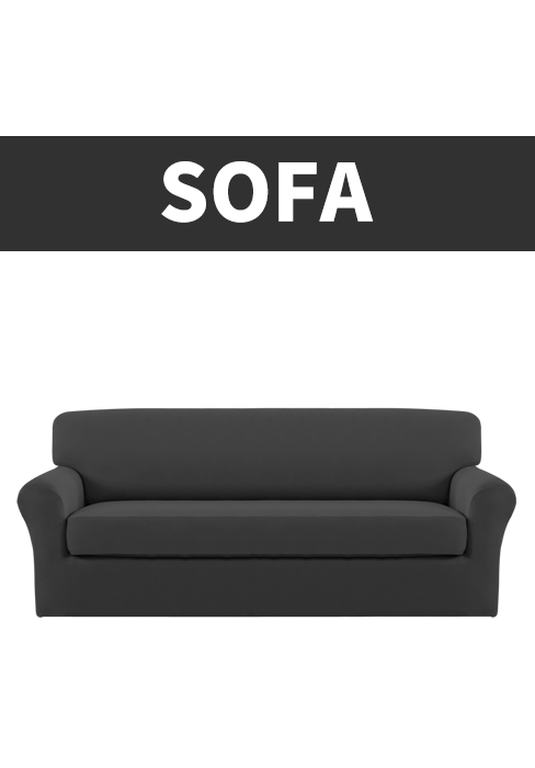 2 Pieces sofa slipcover