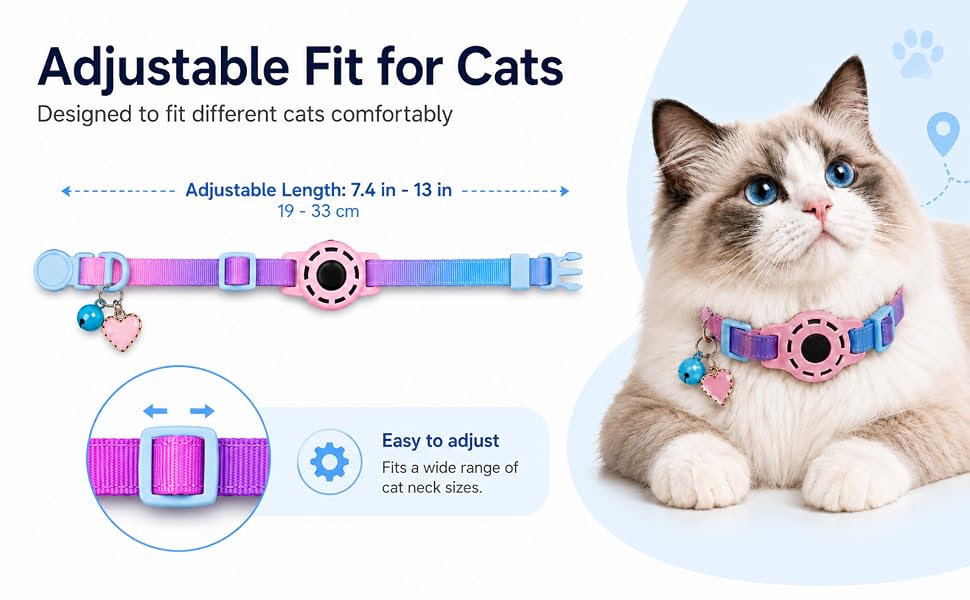 Pet GPS Tracker Collar for Cats