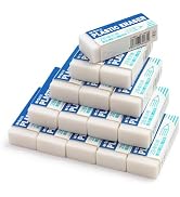 M&G 12 Pack Large Erasers Pencil Erasers, Rubber Eraser Rectangular Erasers for Pencils School St...