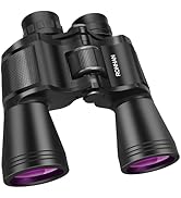 Binoculars for Adults High Powered with Low Light Vision, 20 x 50 Compact Military HD Binoculars ...
