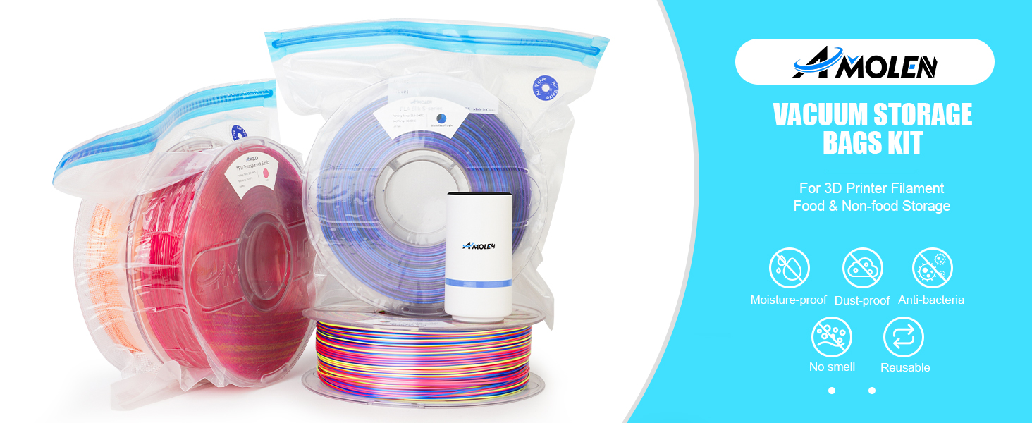 3D Printer Filament Storage Bags