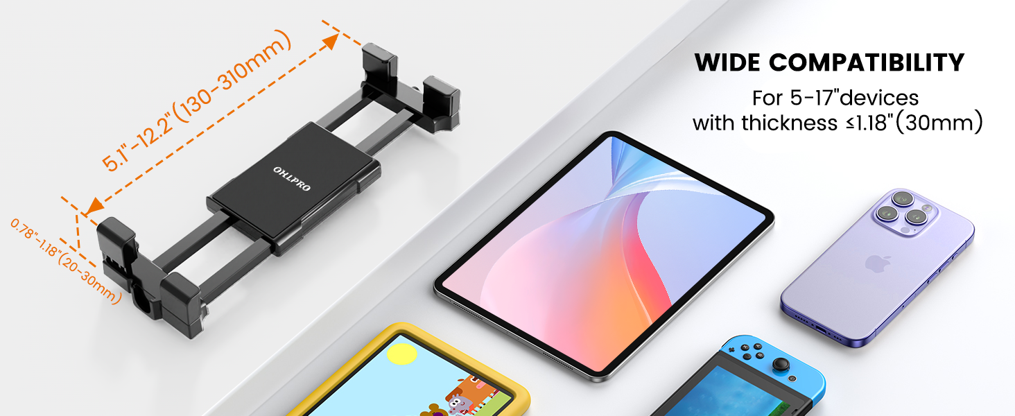 Heavy Duty Tablet Holder Car Mount