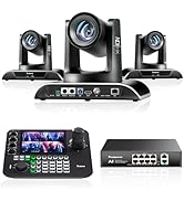 Tenveo PTZ Camera Bundle/Kits - 30X NDI AI Auto Tracking 3G-SDI/HDMI/USB3.0/LAN(PoE) PTZ Camera(*...