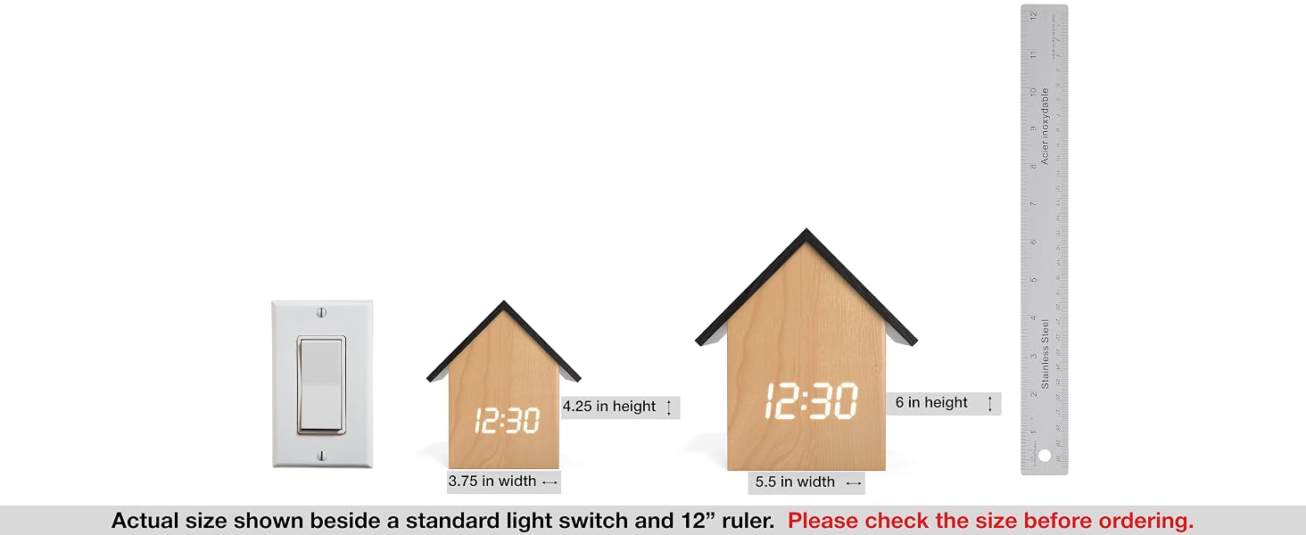digital clock for office digital living room clock kitchen desk clock small desktop clock
