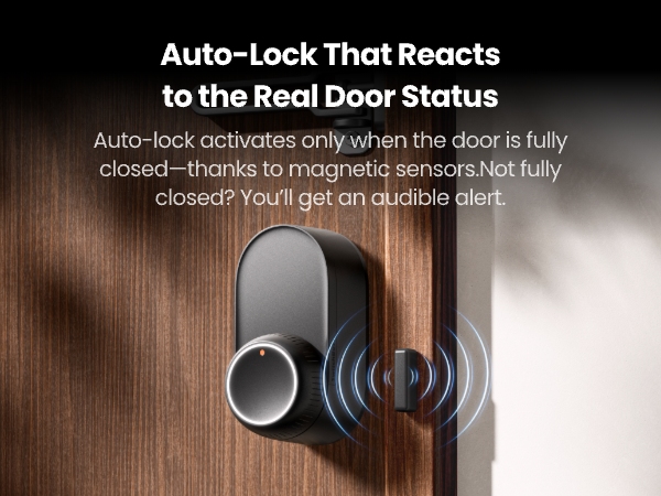 Smart Lock Ultra with Keypad Touch, Fingerprint Entry Door Lock