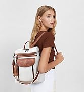Shrrie Backpack Purse for Women Fashion Leather Backpack Purse Designer Travel Backpack Convertib...