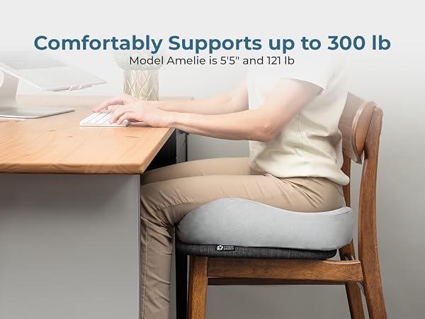 Comfortably Supports up to 300 lb