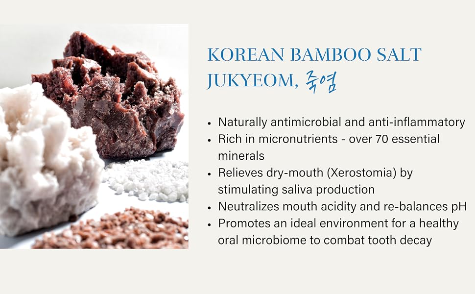 Korean Bamboo Salt Jukyeom oral care benefits