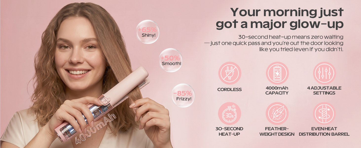 Cordless Hair Straightener