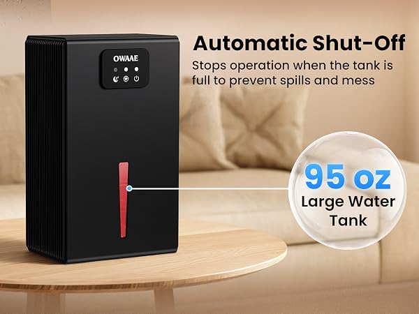 dehumidifier with auto shut off