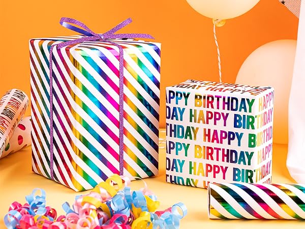 WRAPAHOLIC Birthday Wrapping Paper