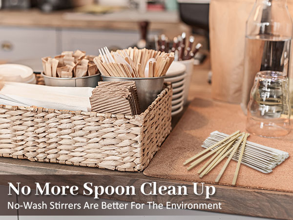 individually wrapped coffee stirrers