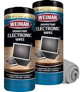 Weiman Electronics & Screen Disinfecting Wipes - Safely Clean and Disinfect Your Phone, Laptop, K...