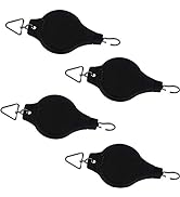 Ogrmar Plant Pulley Retractable Pulley Plant Hanger Hanging Flower Basket Hook Hanger for Garden ...