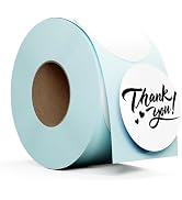 Rongta 2 Inch Circle/Square Thermal Labels, Self-Adhesive Round Direct Thermal Sticker Label for ...